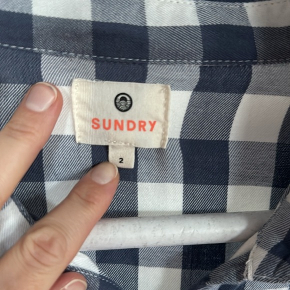Sundry flannel long sleeve button down - Picture 2 of 3